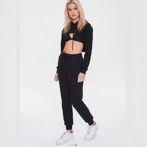 Forever 21 Crop Hoodie